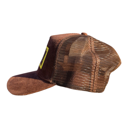 Rust brown trucker
