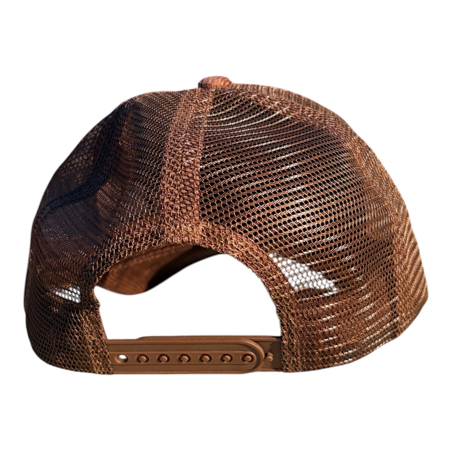Rust brown trucker